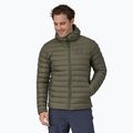 Pánská péřová bunda  Patagonia Down Sweater Hoody basin green
