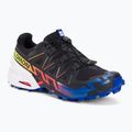 Salomon Speedcross 6 GTX pánské běžecké boty black/surf the web/safety yellow