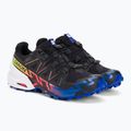 Salomon Speedcross 6 GTX pánské běžecké boty black/surf the web/safety yellow 7