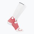 Běžecké ponožky Salomon S/Lab Ultra Knee white/ fiery red