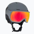 Lyžařská helma Salomon Pioneer LT Visor S2 ebony/red