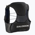 Běžecká vesta Salomon S/Lab Pulsar with 3 Flasks black/white 2