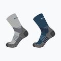 Salomon X Ultra Access Crew 2 páry trekových ponožek Quarry/stargazer 6