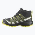 Dětské trekové boty Salomon Xa Pro V8 Mid CSWP black/deep lichen green/safety yellow 3