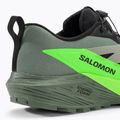 Pánská běžecká obuv Salomon Sense Ride 5 black/laurel wreath/green gecko 10