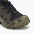 Pánské běžecké boty Salomon Speedcross 6 GTX black/peat/deep lichen green 7
