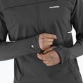 Pánská běžecká mikina Salomon Sense Aero Hybrid Half Zip Hooded deep black 4