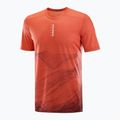 Pánské běžecké tričko Salomon S/Lab Ultra Tee Aop burnt sienna 4