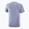 Pánské tričko Salomon Outline Tee blue granite 5
