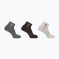 Ponožky Salomon Everyday Ankle 3 pary silver cloud/sedona sage