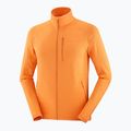Pánská trekingová mikina Salomon Lightwarm Full Zip turmeric 7