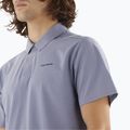 Pánské tričko Salomon Trackline Polo blue granite 3