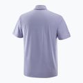 Pánské tričko Salomon Trackline Polo blue granite 8