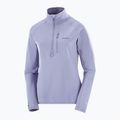 Dámská trekkingová mikina Salomon Essential Lightwarm Half Zip blue granite 6