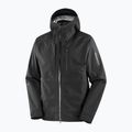 Pánská softshellová bunda Salomon Outline 3l GTX deep black 9