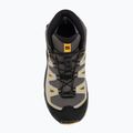 Dětské trekingové boty Salomon X Ultra Mid GTX castlerock/black/spicy/mustard 5