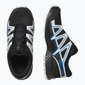 Dětské běžecké boty Salomon Speedcross Waterproof black/vanilla ice/french blue 12