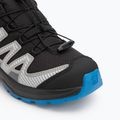 Dětské turistické boty Salomon XA PRO V8 MID WP black/monument /french blue 7