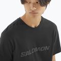 Pánské tričko Salomon Big Logo Tee deep black 3