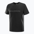Pánské tričko Salomon Big Logo Tee deep black 4