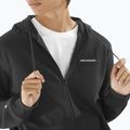 Pánská mikina  Salomon Logo Full Zip Hoodie deep black 3