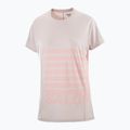Dámské běžecké tričko Salomon Sense Aero Tee GFX etherea/neon flame 4