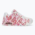 Dámské boty SKECHERS JGoldcrown Uno Spread The Love white/red/pink 2