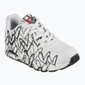 Dámské boty SKECHERS JGoldcrown Uno Spread The Love white/black/gray 8