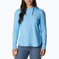 Dámská trekingová mikina Columbia Sun Trek EU Hooded Pullover modrá 1981541