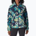 Dámská fleecová mikina Columbia Benton Springs Printed Fleece tmavě modro - modrá 2021771