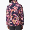 Dámská fleecová mikina Columbia Benton Springs Printed Fleece růžovo-tmavě modrá 2021771 2