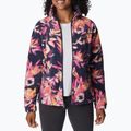 Dámská fleecová mikina Columbia Benton Springs Printed Fleece růžovo-tmavě modrá 2021771 3