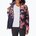 Dámská fleecová mikina Columbia Benton Springs Printed Fleece růžovo-tmavě modrá 2021771 4