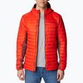 Pánská hybridní bunda Columbia Powder Pass Hooded červená 1773271839 3