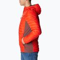 Pánská hybridní bunda Columbia Powder Pass Hooded červená 1773271839 4