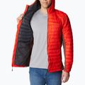 Pánská hybridní bunda Columbia Powder Pass Hooded červená 1773271839 5