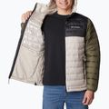 Pánská péřová bunda Columbia Powder Lite s kapucí dark stone/shark/stone green 5