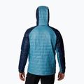 Pánská péřová bunda Columbia Platinum Peak s kapucí shasta/collegiate navy 2