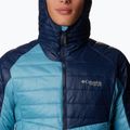Pánská péřová bunda Columbia Platinum Peak s kapucí shasta/collegiate navy 6