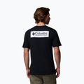 Pánské trekingové tričko Columbia North Cascades black/csc box logo 3