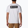 Pánské trekingové tričko Columbia North Cascades white/csc box logo 2