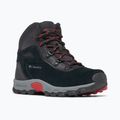 Columbia Newton Ridge Amped black/mountain red dětské turistické boty 10