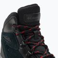 Columbia Newton Ridge Amped black/mountain red dětské turistické boty 8