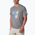 Columbia pánské trekové tričko Sun Trek Short city grey heather/simple gorge 2