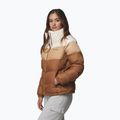 Dámská zateplená bunda Columbia Puffect II Colorblock camel brown/canoe/chalk 4