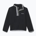 Dětská fleecová mikina Columbia Halvetia II Half Snap Fleece black/city grey