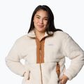 Dámská mikina Columbia Boundless Discovery Sherpa Full Zip II chalk/camel brown 5