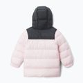 Dětská zateplená bunda Columbia Puffect Hooded satin pink/black 2