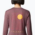 Dámské trekingové tričko longsleeve Columbia Sloan Ridge Graphic moonvista heather/linear drifts 5