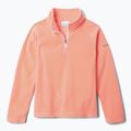 Dětská fleecová mikina Columbia Glacial Fleece hot coral